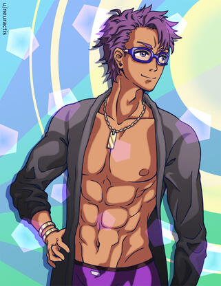 Illustration of Summer Lancelot from Fate/Grand Order