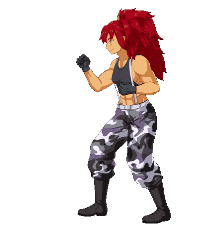 2D Sprite of OC Celeste Seshafi Ikari