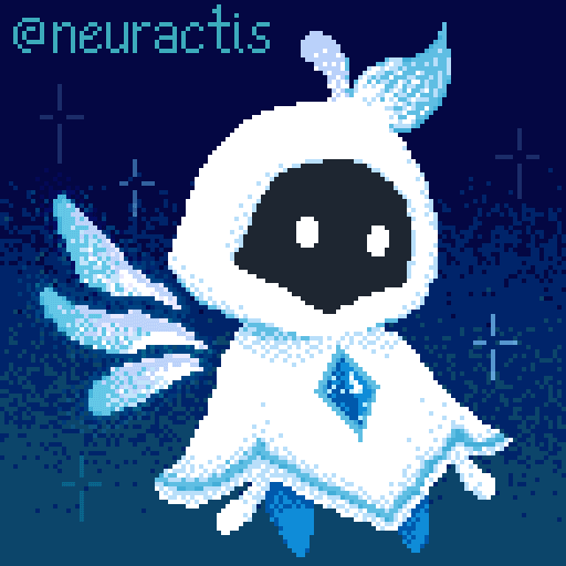 Animated pixel Venti from Genshin Impact